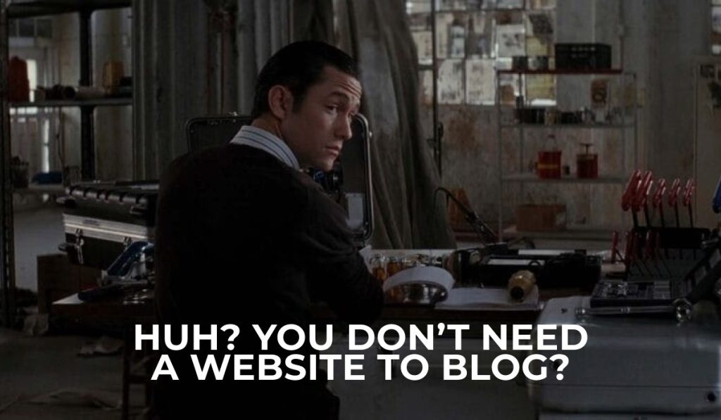 need a website for blogging
